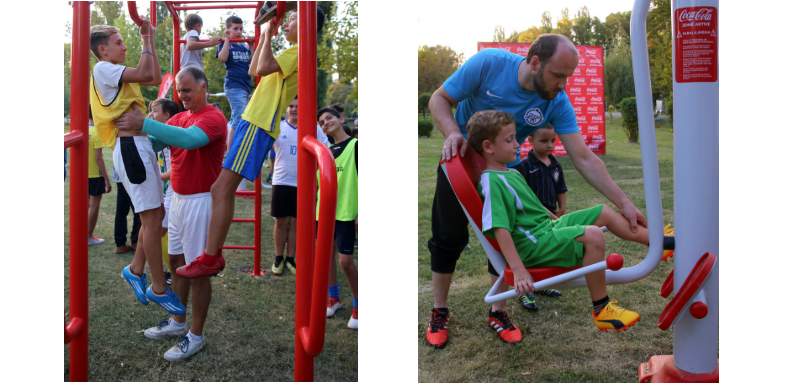 COCA – COLA АКТИВНИ ЗОНИ, ПАРКИРАЛИШТА ЗА ВЕЛОСИПЕДИ И ЛЕТНИКОВЦИ